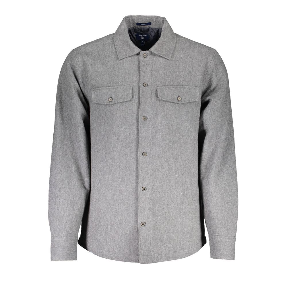 Gant grey cotton shirt for men
